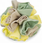 M&auml;nguasi koerale, pall Beeztees Izzy 619907, 13 cm, &Oslash; 13 cm, kollane v./beež v./roheline v.