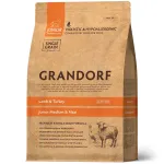 Kuiv koeratoit Grandorf Lamb & Turkey Junior, lambaliha/kalkun, 10 kg