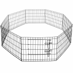 Puur n&auml;rilistele Springos, 160 cm x 160 cm x 47 cm, must v.