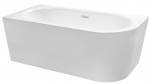 Vann, teisaldatav Besco Avita A-line, 75 cm x 170 cm x 59.5 cm, as&uuml;mmeetriline, valge