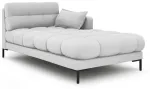 Diivan Micadoni Home Mamaia Chaise Longue, helehall v., parem, 185 x 105 cm x 75 cm