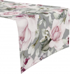 Piklik laudlina ristk&uuml;likukujuline Mariall OM01-7, roosa/hall, 40 x 200 cm