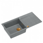 K&ouml;&ouml;givalamu Quadron Evan 146 XL, graniit, 100 cm x 50 cm x 21 cm, h&otilde;be v./vask v.