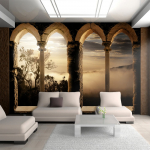 Fototapeet Artgeist Mountain Monastery, 70 cm x 70 cm
