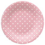 &Uuml;hekordne taldrik PAW Pink Dots, &Oslash; 18 cm, 8 tk