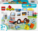 Konstruktor LEGO&reg; Duplo Kiirabiauto ja juht 10447, 19 tk