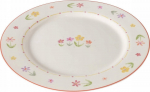 Taldrik prae Boltze Blumi, &Oslash; 27 cm, valge v./mitmev&auml;rviline
