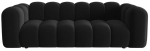 Diivan Micadoni Lupine Sal19, must v., 230 x 95 cm x 70 cm