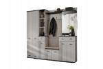 Esiku m&ouml;&ouml;blikomplekt ASM Hugo VIII, sise, valge v./must v.