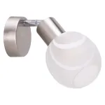 Valgusti seinale Spot-Light Sara, E14, 1 x 40 W, valge v. / satiin