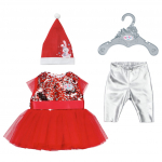 Riiete komplekt nukule Zapf Creation Baby born Xmas 836118, punane v.