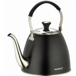 Teekann koos kurnaga King Hoff 7570, 1.1 l, must v.