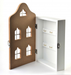 V&otilde;tmekapp Mondex Stacy, 17.5 x 5.5 x 29.5 cm, pruun v./valge v.