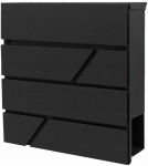 Postkast AWTools, must v., 10.5 cm x 37 cm x 37 cm