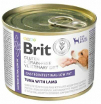 M&auml;rg koeratoit Brit GF Veterinary Diet Gastrointestinal Low Fat, lambaliha/tuunikala, 0.2 kg