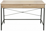 Kirjutuslaud sahtlitega Home4you Hannes 40911, 120 cm x 60 cm, 76 cm, rustic