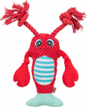 M&auml;nguasi koerale, pehme Trixie Lobster 361017, 34 cm, punane v.