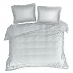 Voodipesukomplekt D91 Ruffles, h&otilde;be v., 70 x 80 cm, 200 x 220 cm, 3 os.