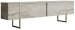 TV-kapp Kalune Design Luxe, kuld v./travertine v., 30 cm x 180 cm x 50 cm