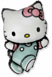 Fooliumist &otilde;hupall erikujuga GoDan Hello Kitty Hug, valge v./roheline v./roosa v.