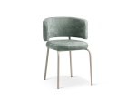 Toolide komplekt Cosmopolitan Design Dora Chenille, matt, hall v./helesinine v., 57 cm x 58 cm x 75 cm, 2 tk
