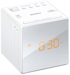 Raadio-kell Sony ICF-C1, valge v.