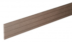 WPC viimistlusprofiil Bergdeck, puit- ja plastkomposiit (wpc), 240 cm x 6 cm x 0.5 cm, pruun v.