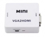 Adapter Savio VGA / 3.5mm / HDMI VGA / HDMI, 3.5 mm, valge