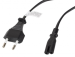 Juhe Lanberg IEC320 C7/Schuko Euro plug, IEC-320-C7, 1.8 m, must v.