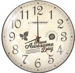 Kvartsseinakell Esperanza EHC018L, beež v., 30 cm