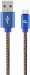 Juhe Gembird USB To USB Type - C Premium USB, USB Type-C, 2 m, sinine