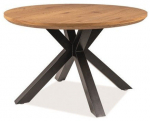 Laud Ritmo, tamm v./must v., 120 cm x 120 cm x 75 cm