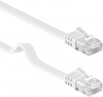 Juhe Goobay U/UTP Cat5e Flat RJ-45, RJ-45, 20 m, valge v.