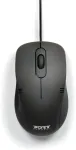 Juhtmega arvutihiir Port Connect Optical USB Mouse PRO, must v.