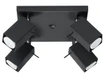 Valgusti lagi Sollux Merida 4 SL.0102, GU10, 4 x 40 W, must v. / must v.