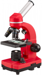 Mikroskoop lastele Bresser Junior Biolux SEL 40&ndash;1600x, punane v.
