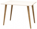 Kirjutuslaud Kalune Design Lery, 80 cm x 60 cm, 74 cm, pruun v./valge v.
