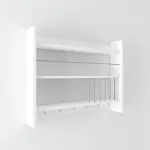 Rippuv k&ouml;&ouml;giriiul Kalune Design Kolin, valge v., 15 cm x 85 cm x 65 cm