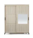 Riidekapp Kalune Design Fuga 160 Me&thorn;e Dolap, hele pruun v., 60 cm x 160 cm x 216 cm, peegliga