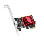 V&otilde;rgukaart Cudy PE25 2.5G Ethernet PCIe Adapter Realtek Chipset