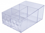 Korraldaja - &uuml;mbris Splendid Colette, l&auml;bipaistev, 20 cm x 8.8 cm x 14 cm