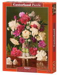 Pusle Castorland Beautiful Peonies 53780, 47 cm x 33 cm, 500 tk, mitmev&auml;rviline