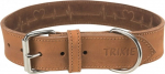 Kaelarihm koertele Trixie Rustic Heartbeat, pruun v., 470 - 550 mm x 40 mm, L