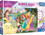 Pusle Trefl Happy Disney Princess 41008, 40 cm x 60 cm, 24 tk, mitmev&auml;rviline
