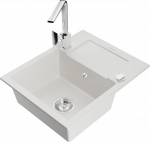 K&ouml;&ouml;givalamu Mexen Enzo 6506-20-670300-00, graniit, 57.6 cm x 46.5 cm x 17.4 cm, valge/kroom