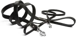Koera rihm Beeztees, must v., 1 m x 12 mm