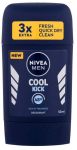 Meeste deodorant Nivea Cool Kick 48h Deo-stick, 50 ml