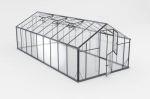 Kasvuhoone Gampre Sanus Hybrid XL-18, karastatud klaas, 6.40 x 2.90 m, 6 mm