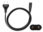 Voolujuhe Blow 4418 Euro plug Male, C7 Female, 1.5 m, must v.