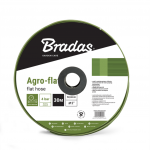 Lame veevoolik Bradas, Agro-flat Pvc, W.p.6 / B.p.18 Bar, 30 m